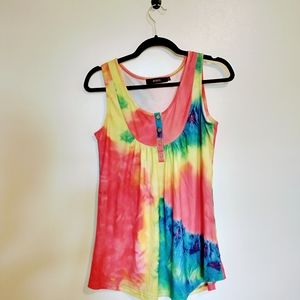 Tie dye tank top Mirol size small